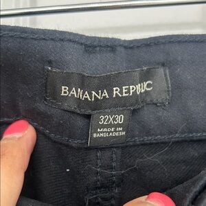 Banana Republic Men's Black Chinos